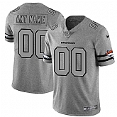 Nike Broncos Customized 2019 Gray Gridiron Gray Vapor Untouchable Limited Jersey,baseball caps,new era cap wholesale,wholesale hats